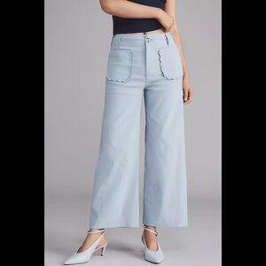 The Colette Magic Fabric Scallop-Pocket Pants by Maeve